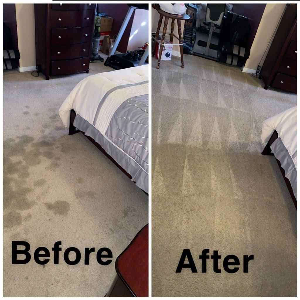 carpet cleaning before and after