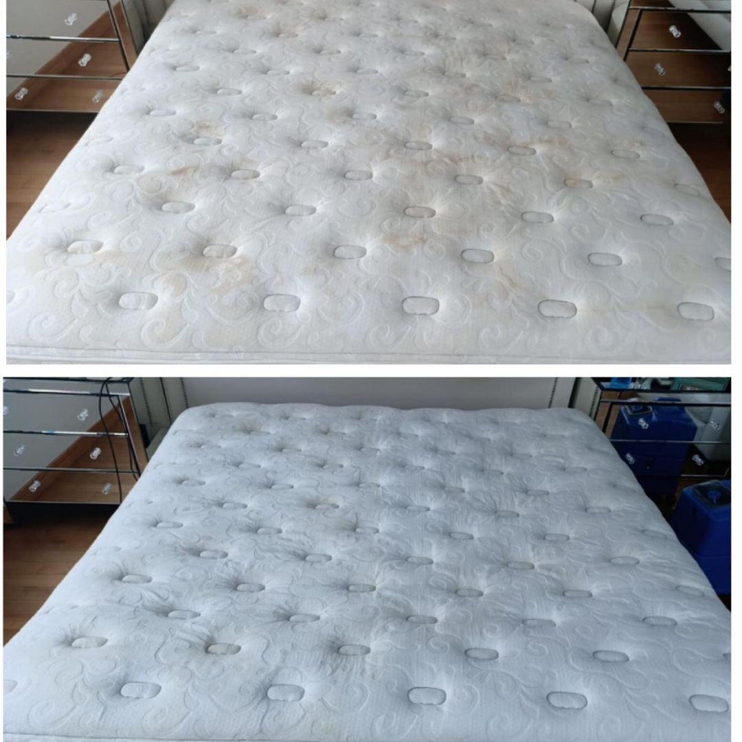 mattress cleaning before and after