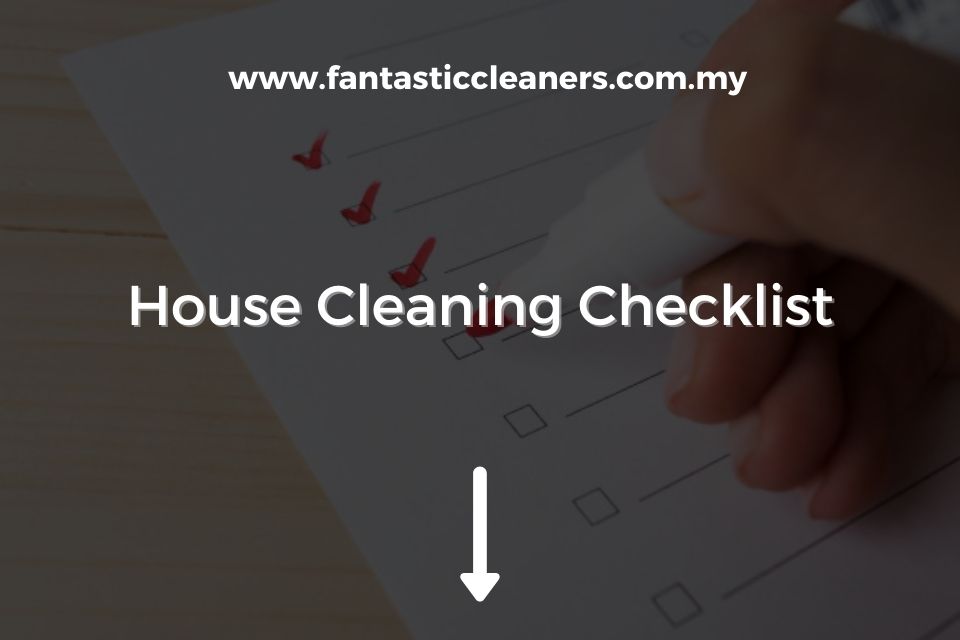 House Cleaning Checklist