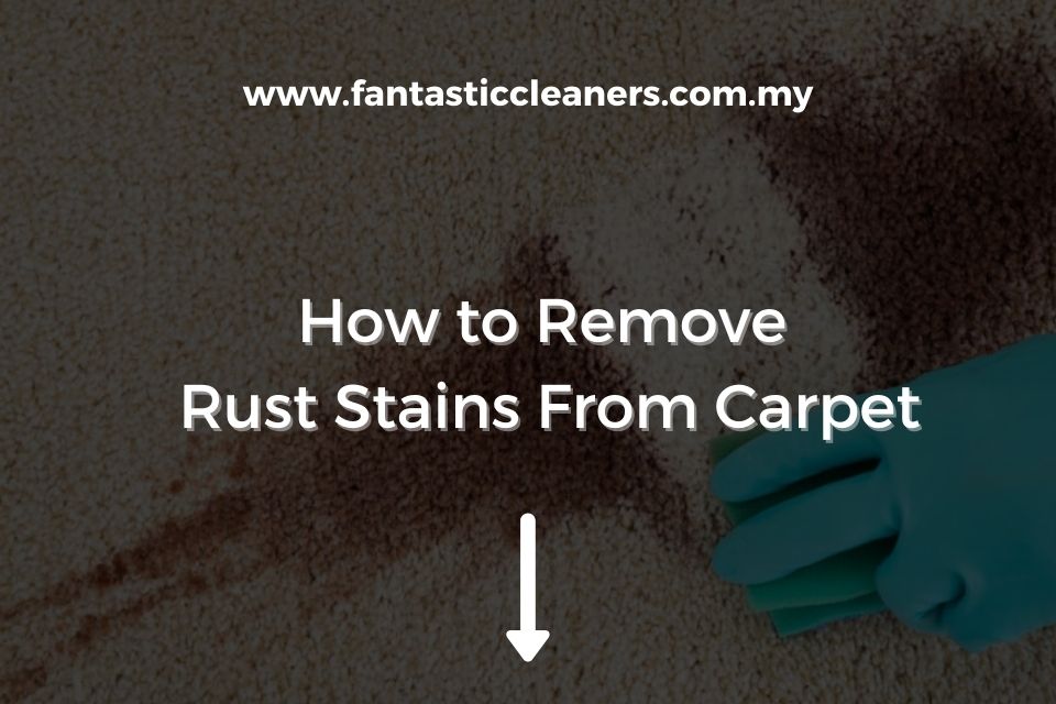 How to Remove Rust Stains From Carpet