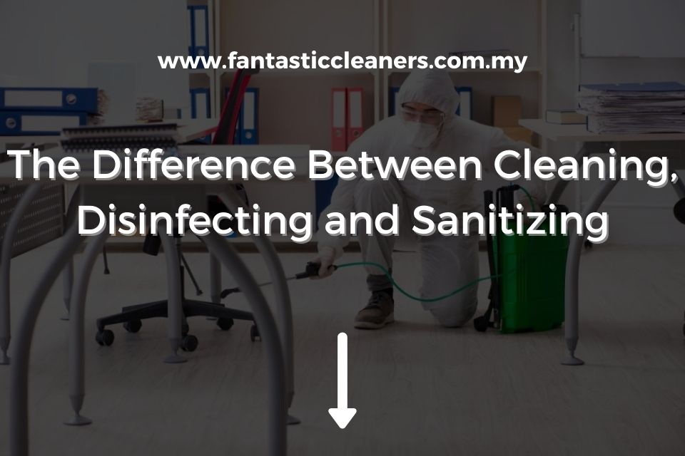 The Difference Between Cleaning, Disinfecting and Sanitizing?
