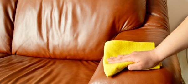 brown sofa cleaning
