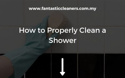 How to Properly Clean a Shower