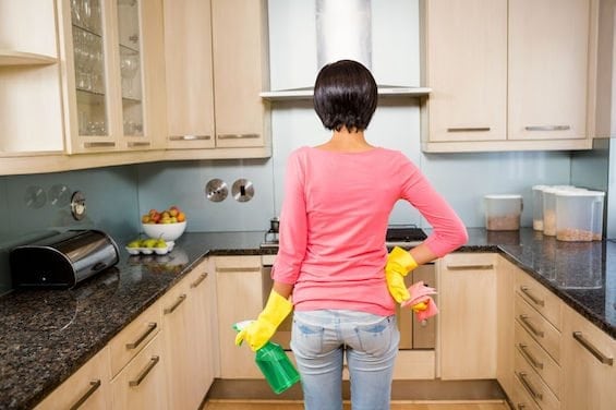 clean cupboards