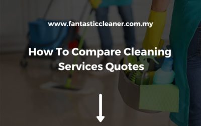 How To Compare Cleaning Services Quotes