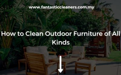How to Clean Outdoor Furniture of All Kinds