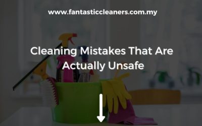 Cleaning Mistakes That Are Actually Unsafe