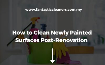 How to Clean Newly Painted Surfaces Post-Renovation