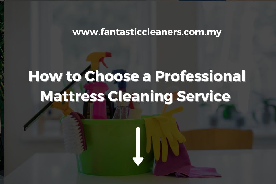 How to Choose a Professional Mattress Cleaning Service